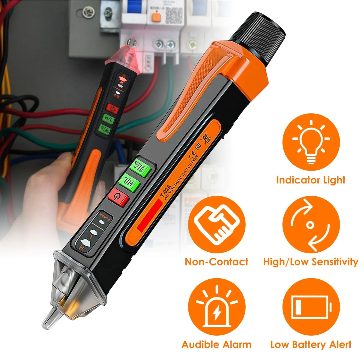Test Pen Circuit Detector Tester Dual Range 12V/48V-1000V Breakpoint Finder