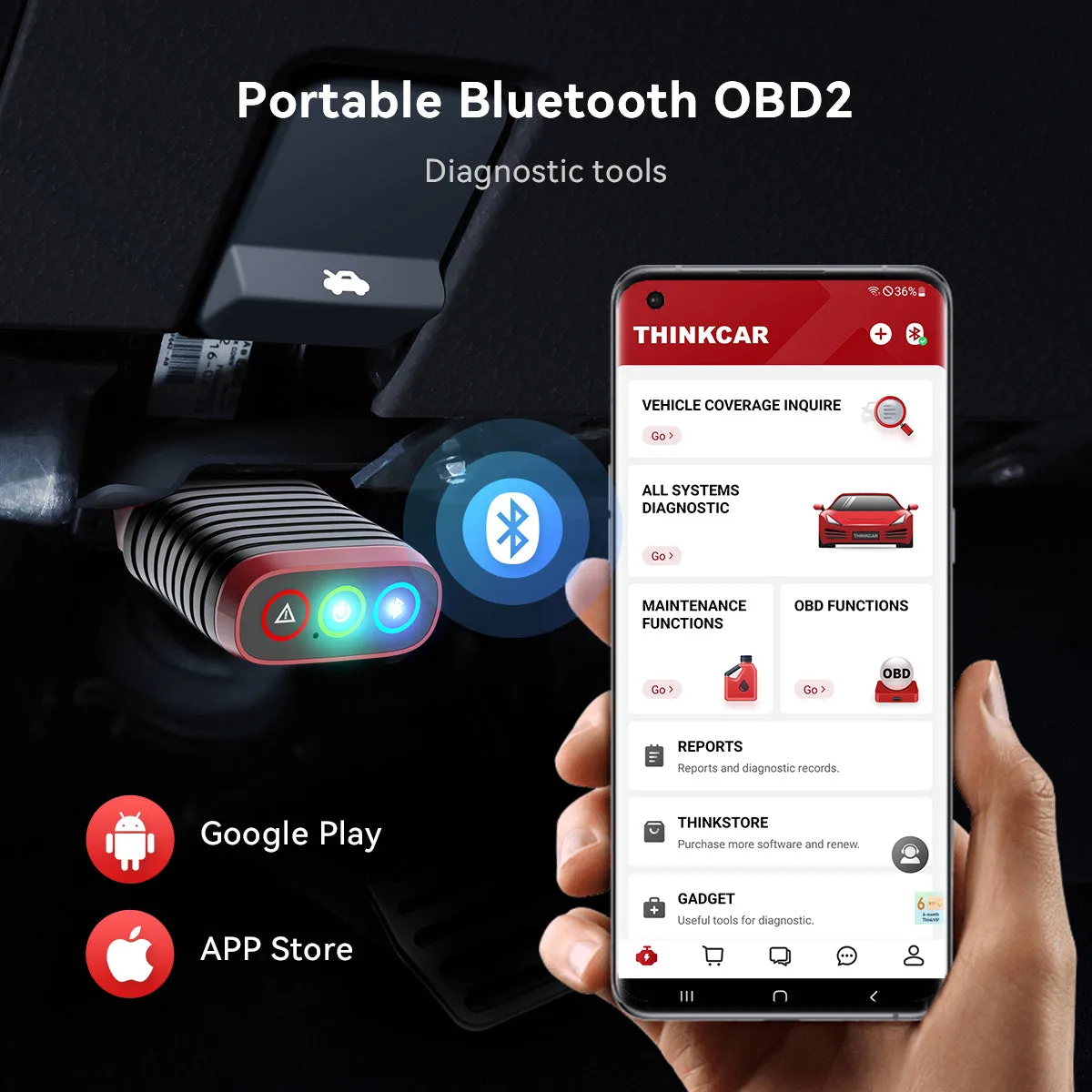 THINKCAR BD6: The Ultimate OE-Level Full System Diagnostic Tool.