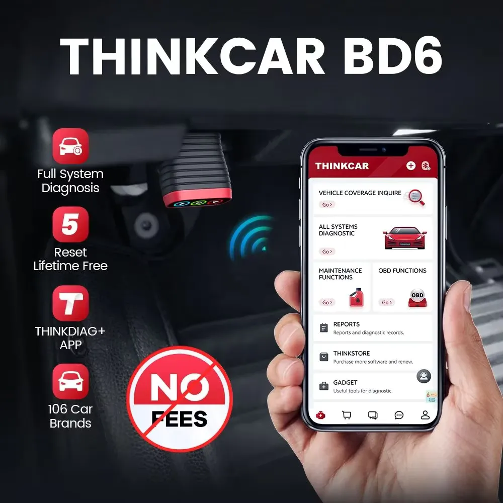 THINKCAR BD6: The Ultimate OE-Level Full System Diagnostic Tool.