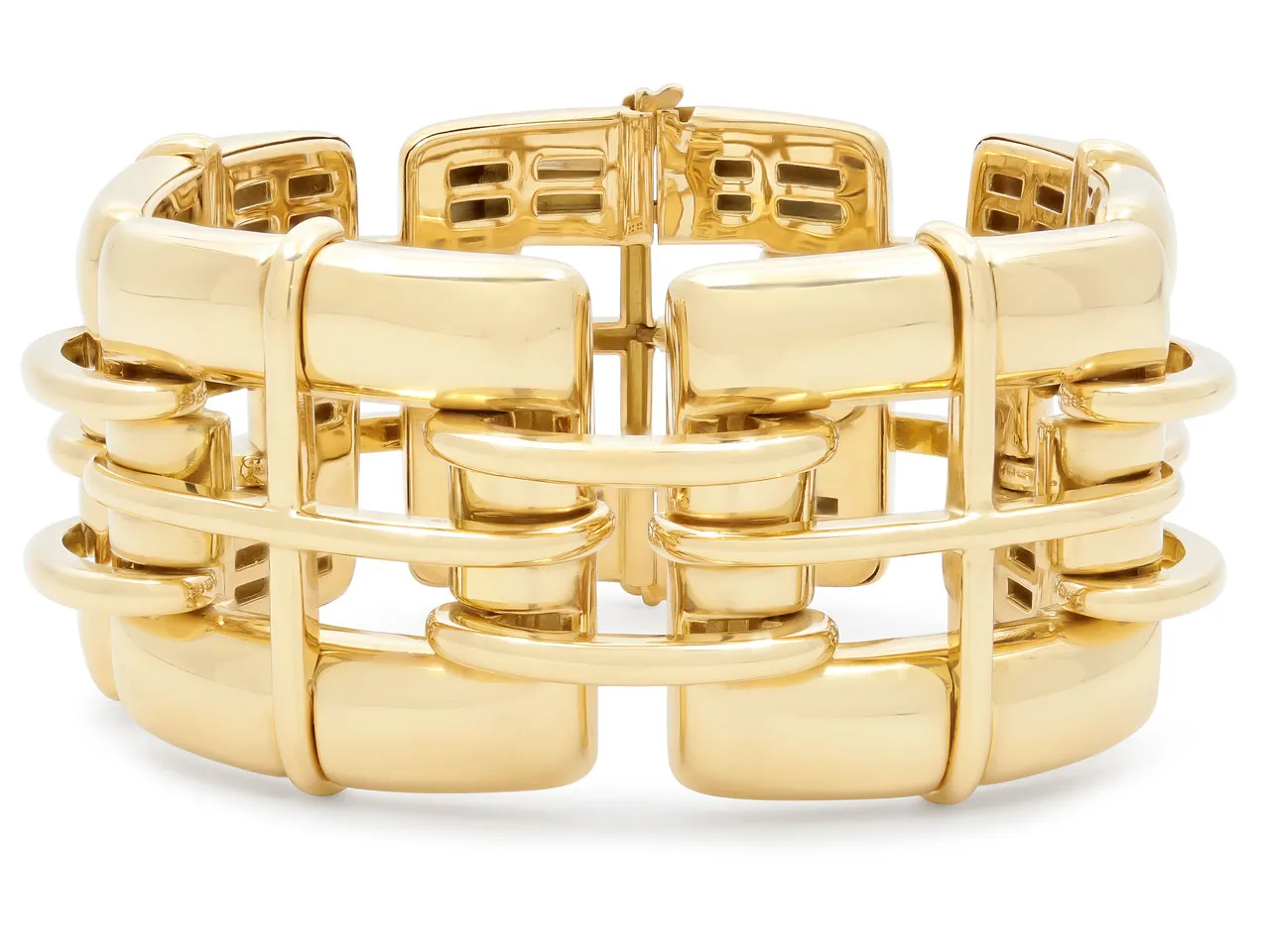 Tiffany & Co. 'Biscayne' Link Bracelet in 18K Gold