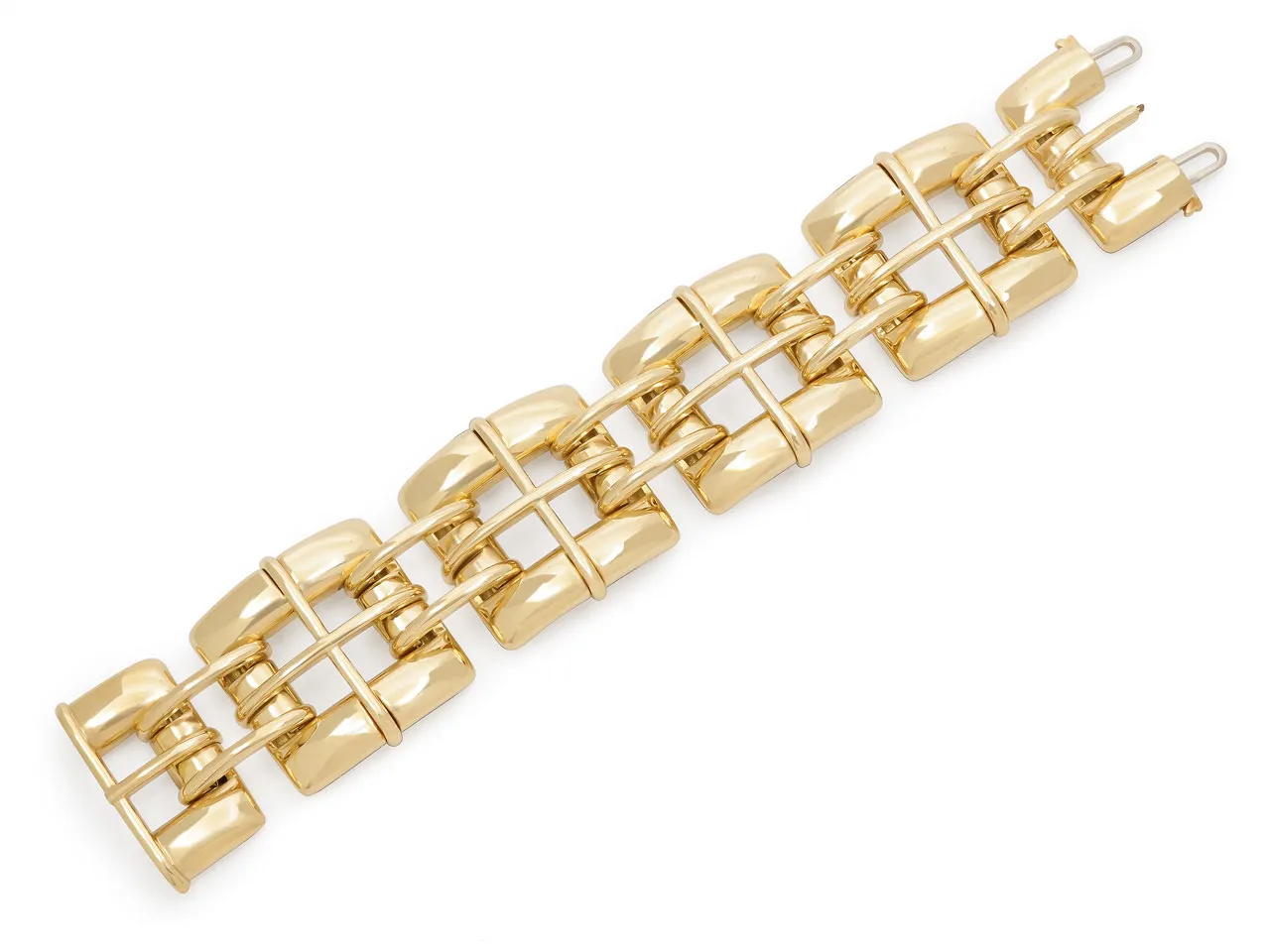 Tiffany & Co. 'Biscayne' Link Bracelet in 18K Gold