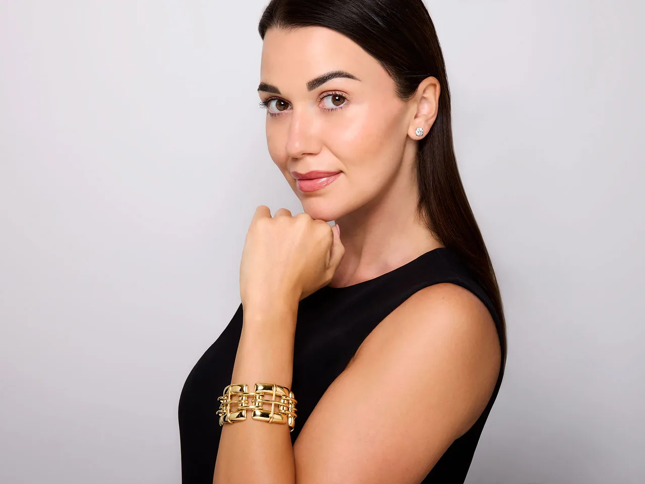 Tiffany & Co. 'Biscayne' Link Bracelet in 18K Gold