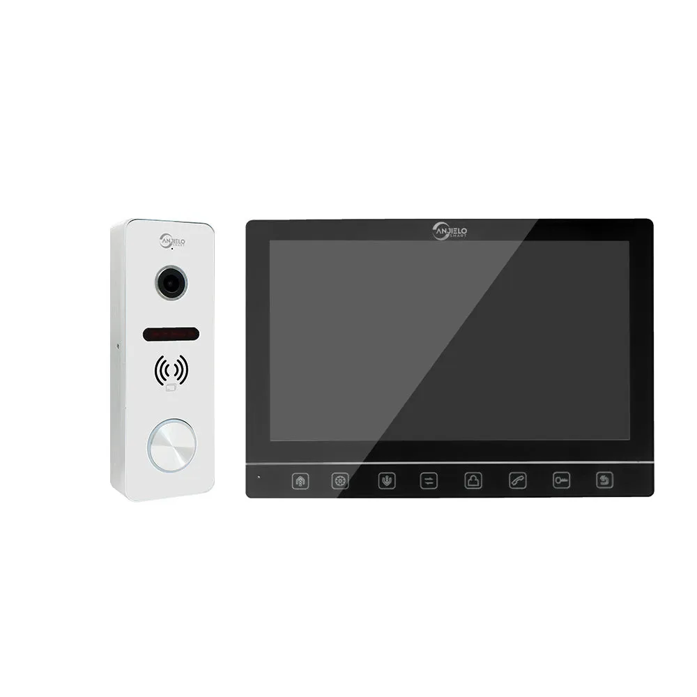 Tuya 7 inch  Screen with Video Doorbell Camera Intercom System IC card unlocking Access Control Smart security device For Apartment
