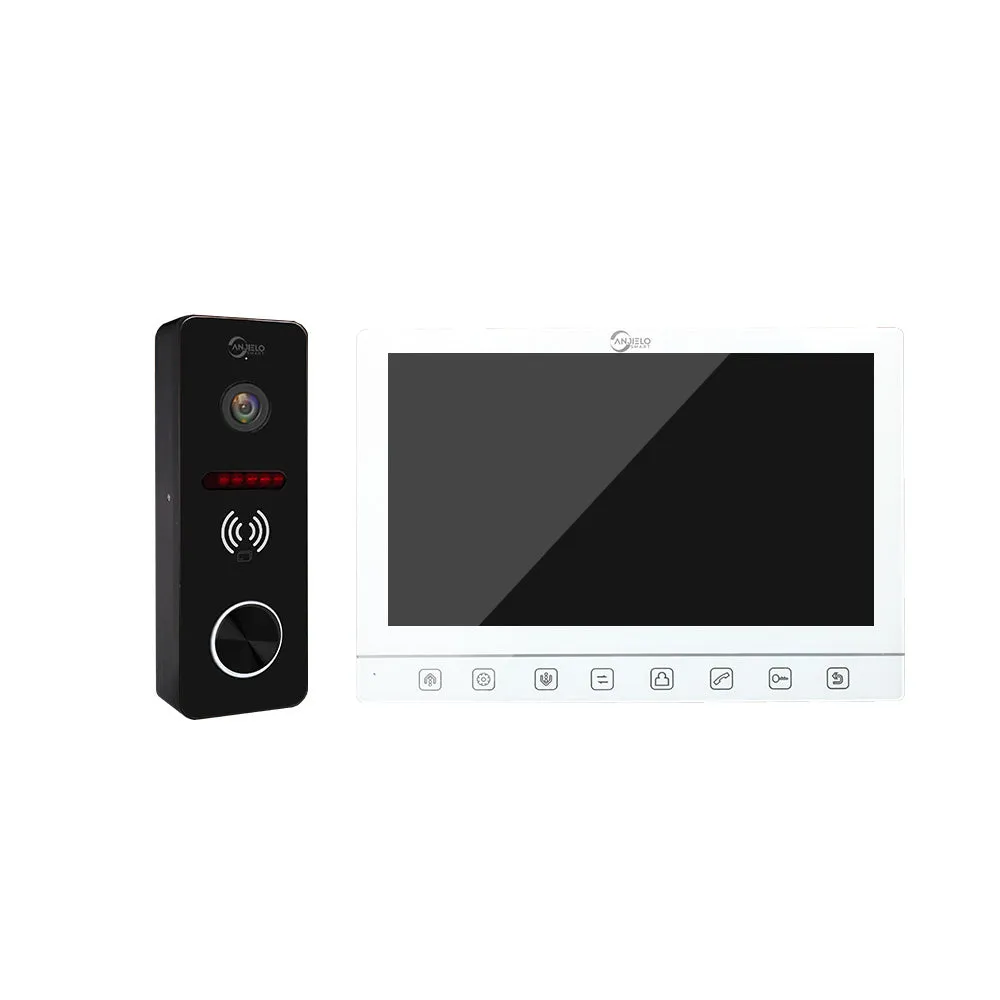 Tuya 7 inch  Screen with Video Doorbell Camera Intercom System IC card unlocking Access Control Smart security device For Apartment