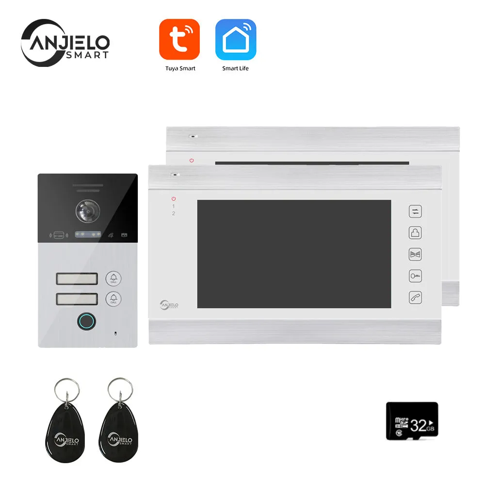 Tuya Smart Video Intercom Video Interphone Doorbell Camera 1080P WiFi Video Intercom For Home Security Protection