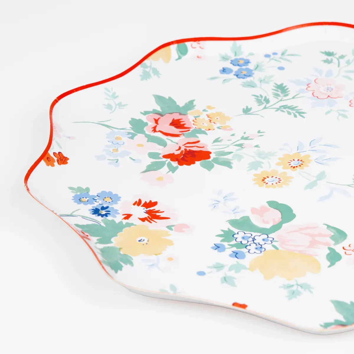 Vintage Floral Dinner Plates(x8)