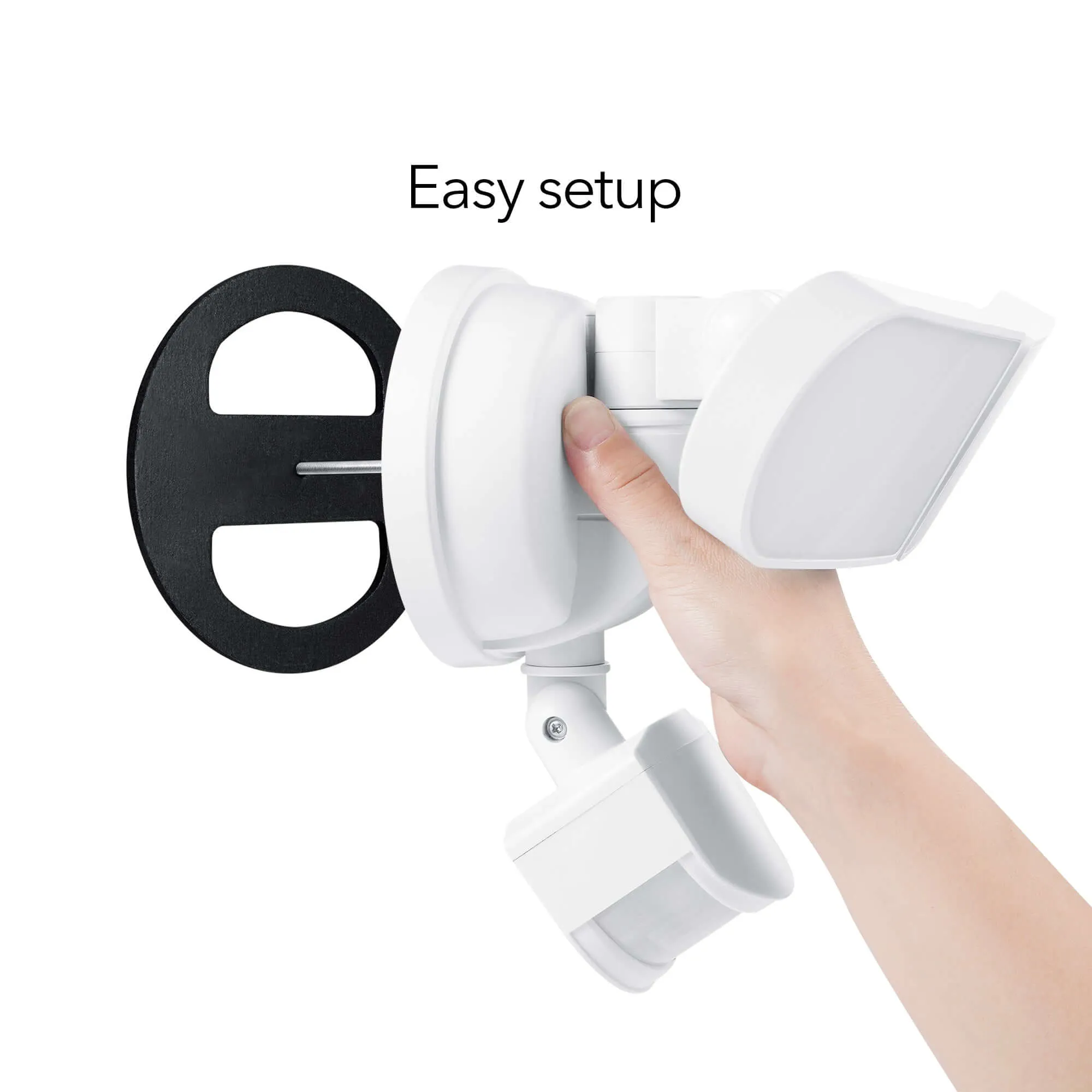 Wasserstein Wired Smart Floodlight | 2000 Lumens | Motion Detection & Timer