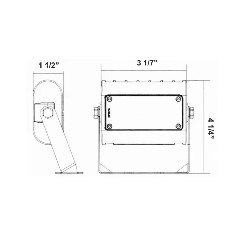 Westgate LF3 15W LED Flood Light with U Bracket, 4000K