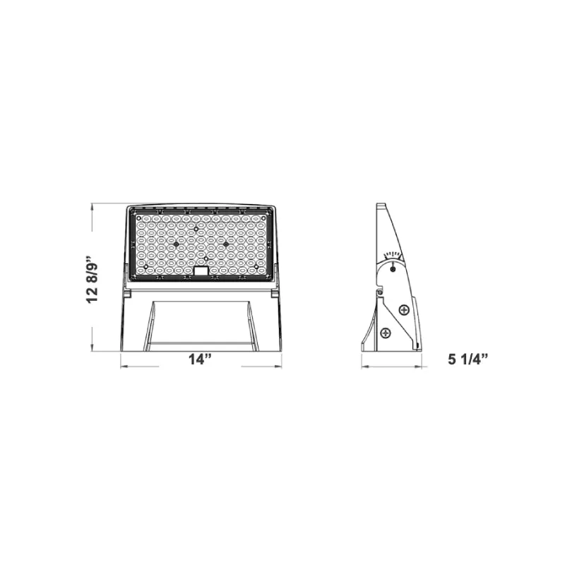 Westgate WAX 50W/65W/80W LED Adjustable Wall Pack