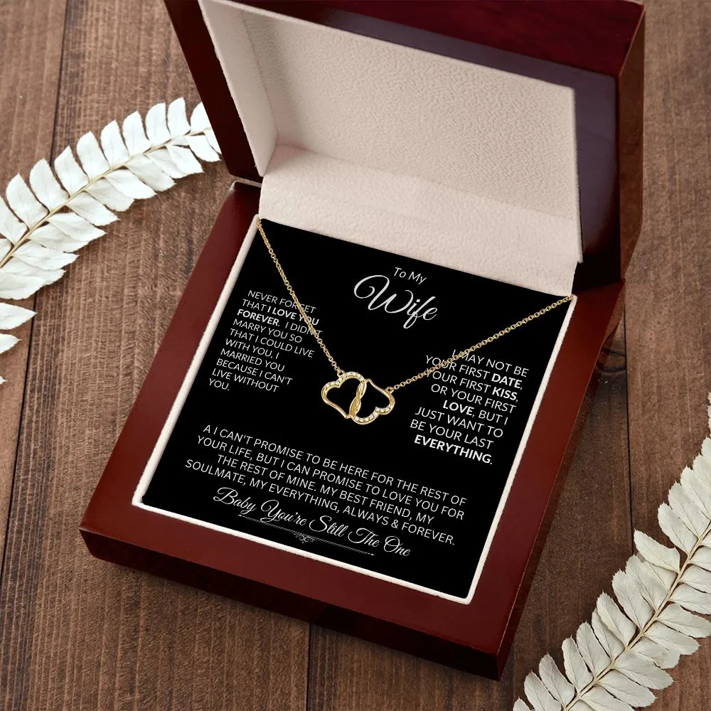 Wife, Everlasting Love / Connected Hearts Necklace