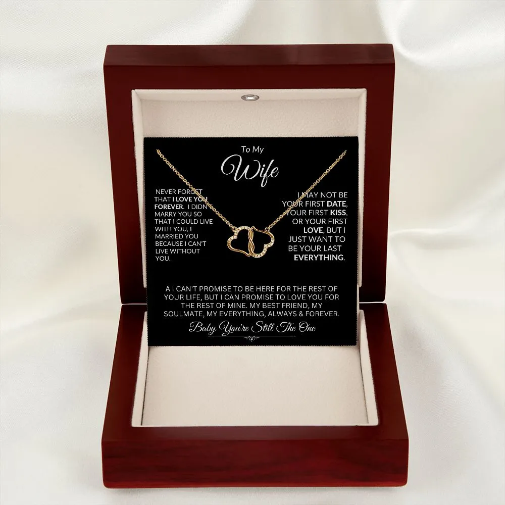 Wife, Everlasting Love / Connected Hearts Necklace