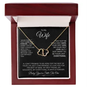 Wife, Everlasting Love / Connected Hearts Necklace