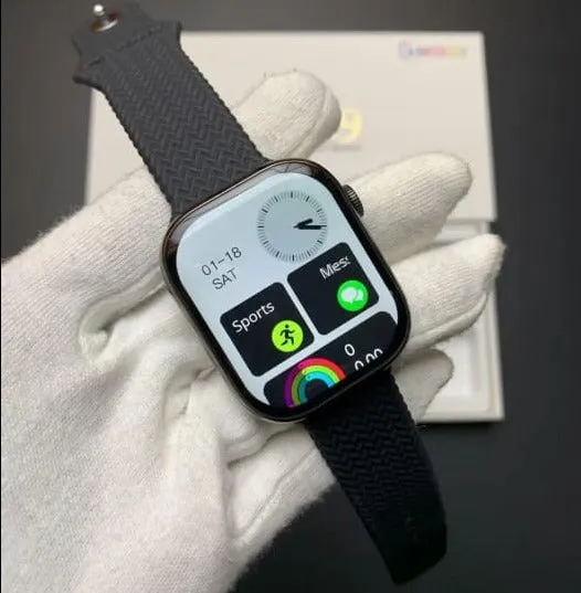 WS-Z9 Max Series 9 Smart Watch (Finger Tap Call Gesture) (Watch OS 10 Software) Amoled Display
