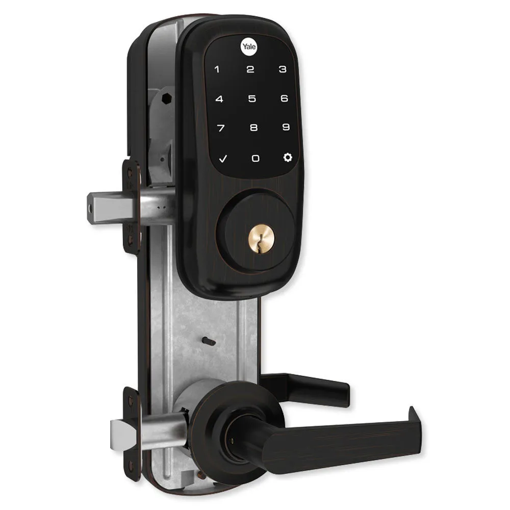Yale Z-Wave Assure Interconnected Lockset with Touchscreen Deadbolt, Augusta Lever, Left Handed
